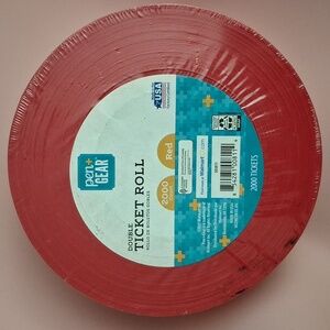 Red Double Ticket Roll 2000